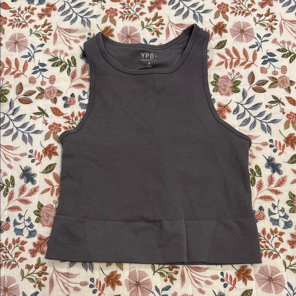 YPB Abercrombie Charcoal Women's Tank Top